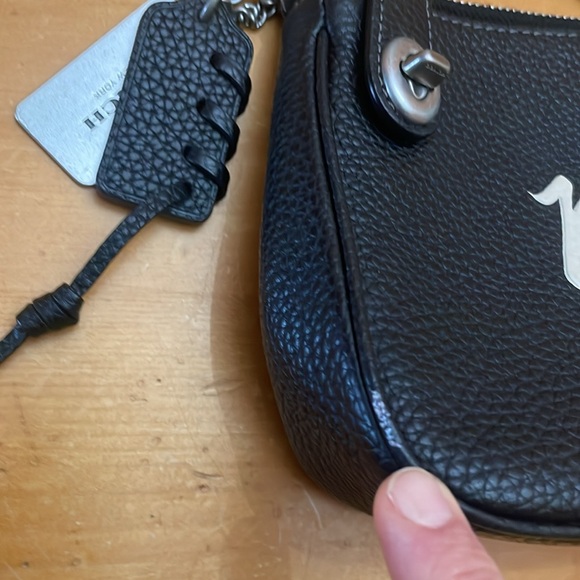 H ONLY! NO TOUCHY! Coach Nomad Script Crossbody Pouch Clutch Purse! - Picture 3 of 8